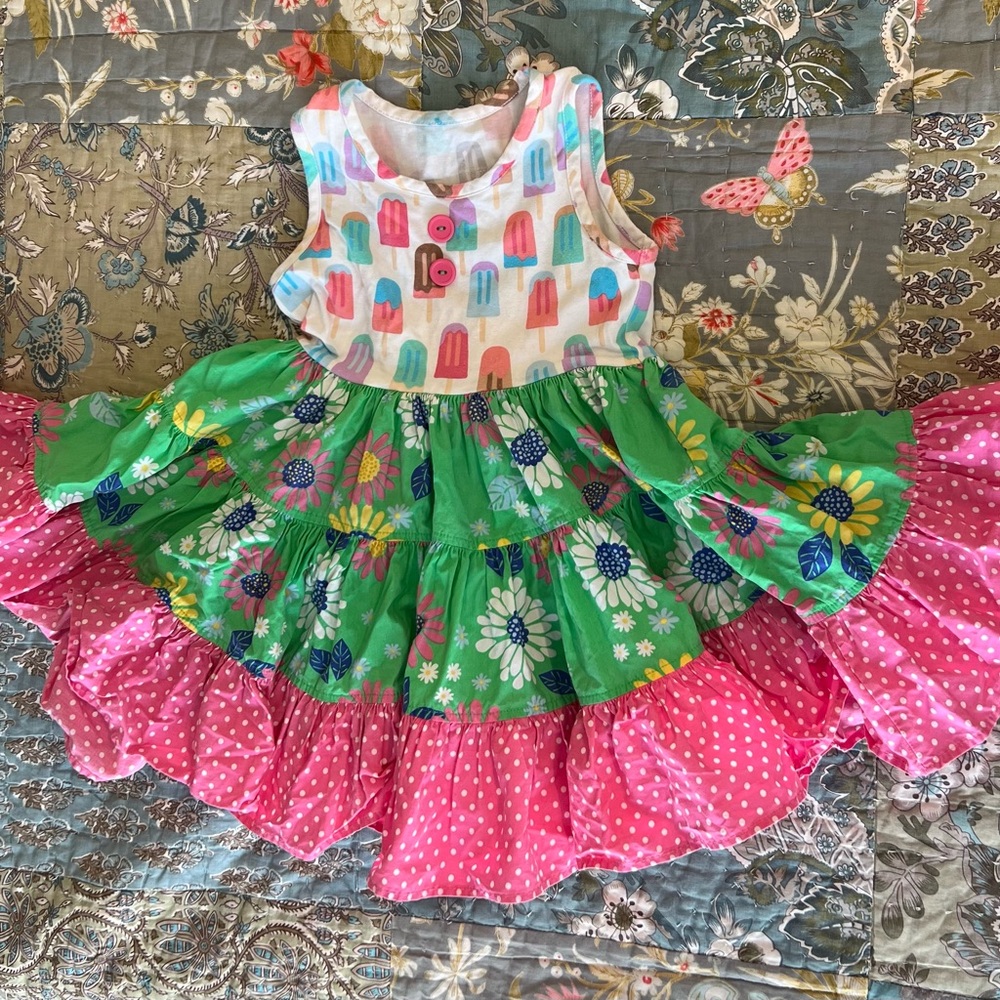 Eleanor Rose 3-4 Popsicle Dress